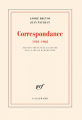 Couverture Correspondance (1918-1962) Editions Gallimard  (Blanche) 2021
