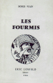 Couverture Les fourmis Editions Éric Losfeld 1968