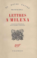 Couverture Lettres à Milena Editions Gallimard  (Du monde entier) 1956