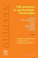 Couverture 120 questions en gynécologie obstétrique Editions Elsevier Masson 2020