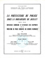 Couverture La préfecture de police sous la Monarchie de Juillet suivi d'un inventaire sommaire et d'extraits des rapports de la préfecture de police conservés aux Archives Nationales Editions Comité des travaux historiques et scientifiques (CTHS) 1964