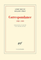 Couverture Correspondance (1920-1959) Editions Gallimard  (Blanche) 2017