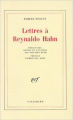 Couverture Lettres à Reynaldo Hahn Editions Gallimard  (Blanche) 1956