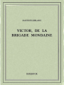Couverture Victor, de la brigade mondaine Editions Bibebook 2015