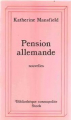 Couverture Pension allemande Editions Stock (Bibliothèque cosmopolite) 1984