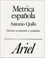 Couverture Métrica española Editions Ariel (Letras E Ideas) 2010