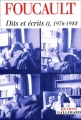 Couverture Dits et écrits, tome 2 : 1976-1988 Editions Gallimard  (Quarto) 2001