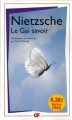 Couverture Le gai savoir Editions Flammarion (GF) 2007