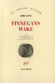 Couverture Finnegans Wake Editions Gallimard  (Du monde entier) 1982