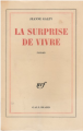 Couverture La surprise de vivre Editions Gallimard  1969