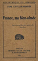 Couverture France, ma bien-aimée Editions Le Hérisson 1925
