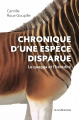 Couverture Chronique d'une espèce disparue Editions humenSciences 2024