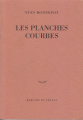 Couverture Les Planches courbes Editions Mercure de France 2015