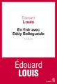 Couverture En finir avec Eddy Bellegueule Editions Seuil 2014