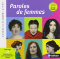 Couverture Paroles de femmes Editions Nathan 2019
