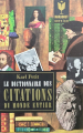 Couverture Le dictionnaire des citations du monde entier Editions Marabout 1960