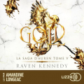 Couverture La saga d'Auren, tome 5 : Gold Editions Lizzie 2024