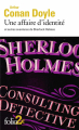 Couverture Une affaire d'identité et autres aventures de Sherlock Holmes Editions Folio  (2 €) 2019