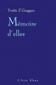 Couverture Mémoire d'elles Editions de l'Aire 2009