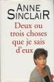 Couverture Deux ou trois choses que je sais d'eux Editions France Loisirs 1998