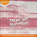 Couverture Dreamland Billionaires, tome 2 : Terms and conditions Editions Audiolib 2024