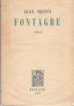 Couverture Fontagre Editions Cercle du bibliophile (Le Club des Grands Prix littéraires) 1969