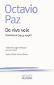 Couverture De vive voix : Entretiens (1955-1996) Editions Gallimard  (Arcades ) 2008