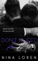 Couverture Don't Bleed for Me Editions Autoédité 2024