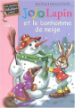 Couverture Jojo Lapin et le bonhomme de neige Editions Hachette (Ma première bibliothèque rose) 2002