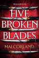 Couverture Five Broken Blades Editions Red Tower Books 2024