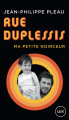 Couverture Rue Duplessis : Ma petite noirceur Editions Lux 2024