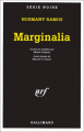 Couverture Marginalia Editions Gallimard  (Série noire) 2000