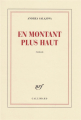 Couverture En montant plus haut Editions Gallimard  (Blanche) 2018