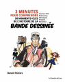 Couverture 3 minutes pour comprendre 50 moments-clés de l'histoire de la bande dessinée  Editions Le Courrier du Livre (3 minutes pour comprendre) 2022