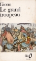 Couverture Le grand troupeau Editions Folio  1989