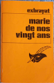 Couverture Marie de nos vingt ans Editions du Masque 1975