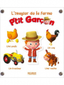 Couverture L'imagier du chantier, P'tit Garçon  Editions Fleurus (P'tit garçon) 2020