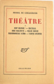 Couverture Théâtre, tome 1 Editions Gallimard  (Blanche) 1950
