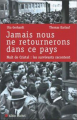 Couverture Jamais nous ne retournerons dans ce pays Editions Albin Michel 2010