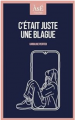 Couverture C'était juste une blague Editions Beta Publisher 2024