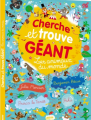 Couverture Cherche et trouve géant : Les animaux du monde Editions Auzou  2019
