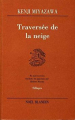 Couverture Traversée de la neige Editions Sillage  1991