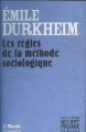 Couverture Les règles de la méthode sociologique Editions Flammarion / Le Monde (Les livres qui ont changés le monde) 2009