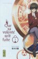 Couverture Que sa volonté soit faite, tome 01 Editions Kana (Shônen) 2011