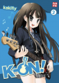 Couverture K-on !, tome 2 Editions Kazé (Seinen) 2011