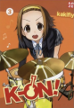 Couverture K-on !, tome 3 Editions Kazé (Seinen) 2011