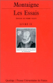 Couverture Essais (Montaigne), tome 2 Editions Presses universitaires de France (PUF) (Quadrige) 1992