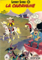 Couverture Lucky Luke, tome 24 : La Caravane Editions Dupuis 1970