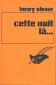 Couverture Cette nuit là... Editions du Masque 1978