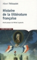Couverture Histoire de la littérature française Editions CNRS 2007